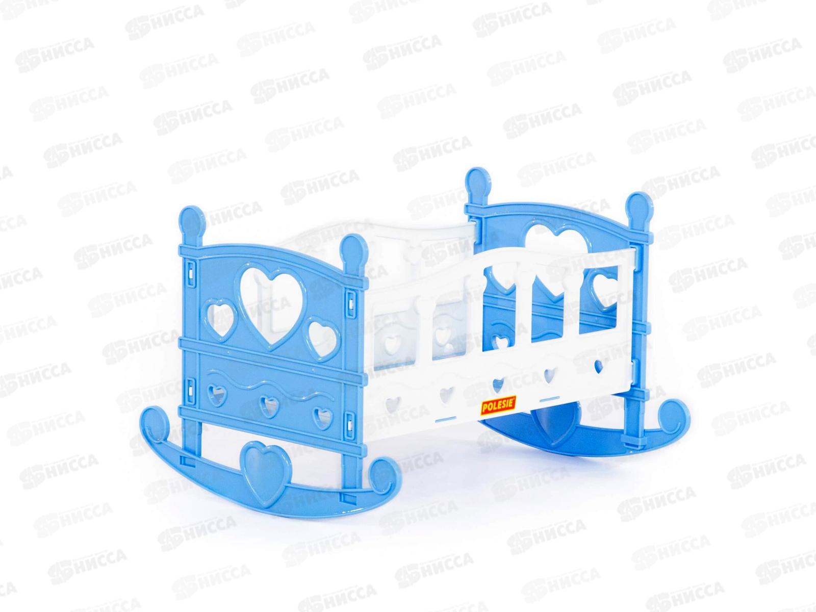 Кроватка-качалка сборная для кукол №2 62062 в пакете *12