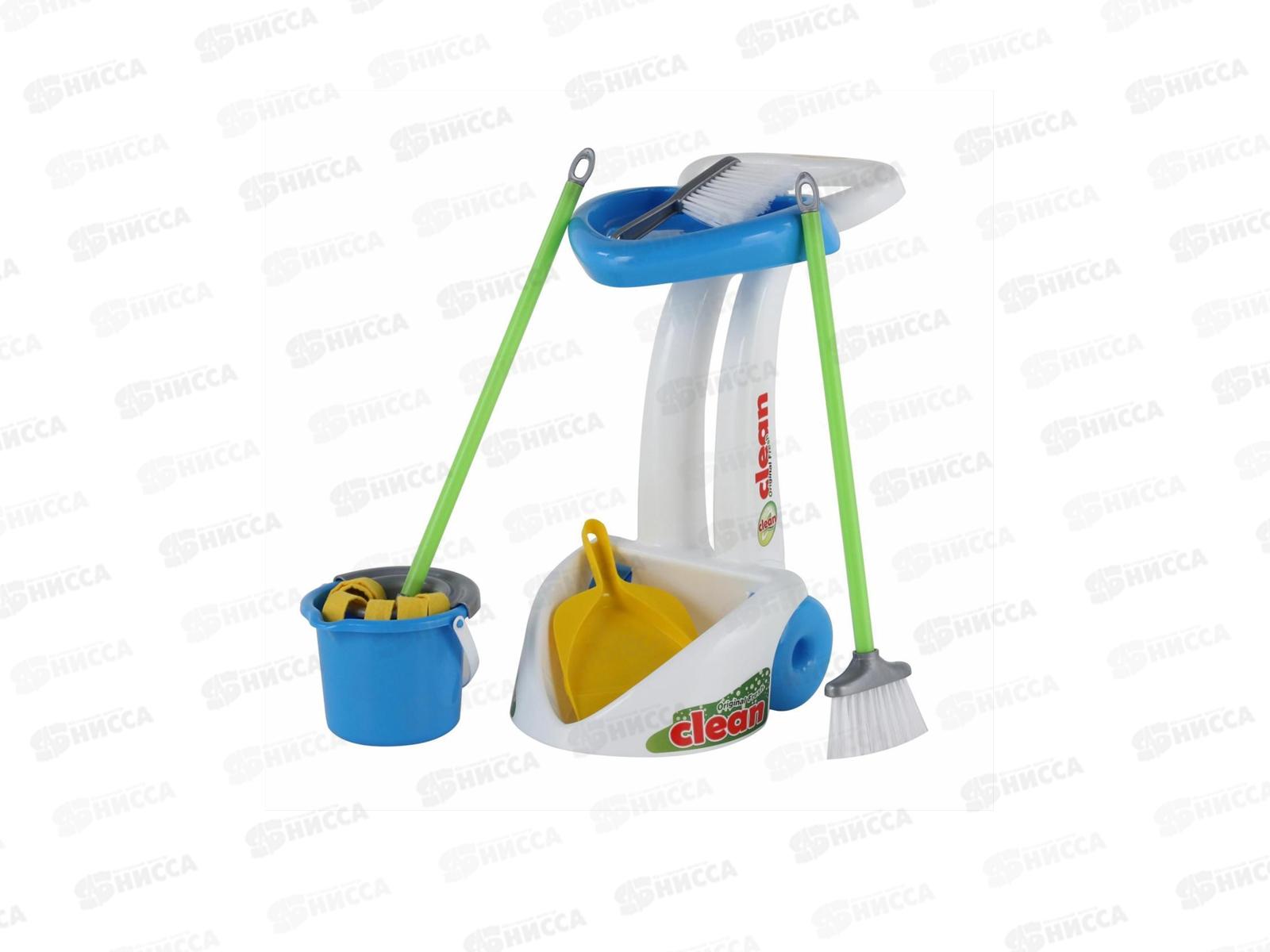 Набор &quotЧистюля&quot 6 предметов в сетке 70258 *4