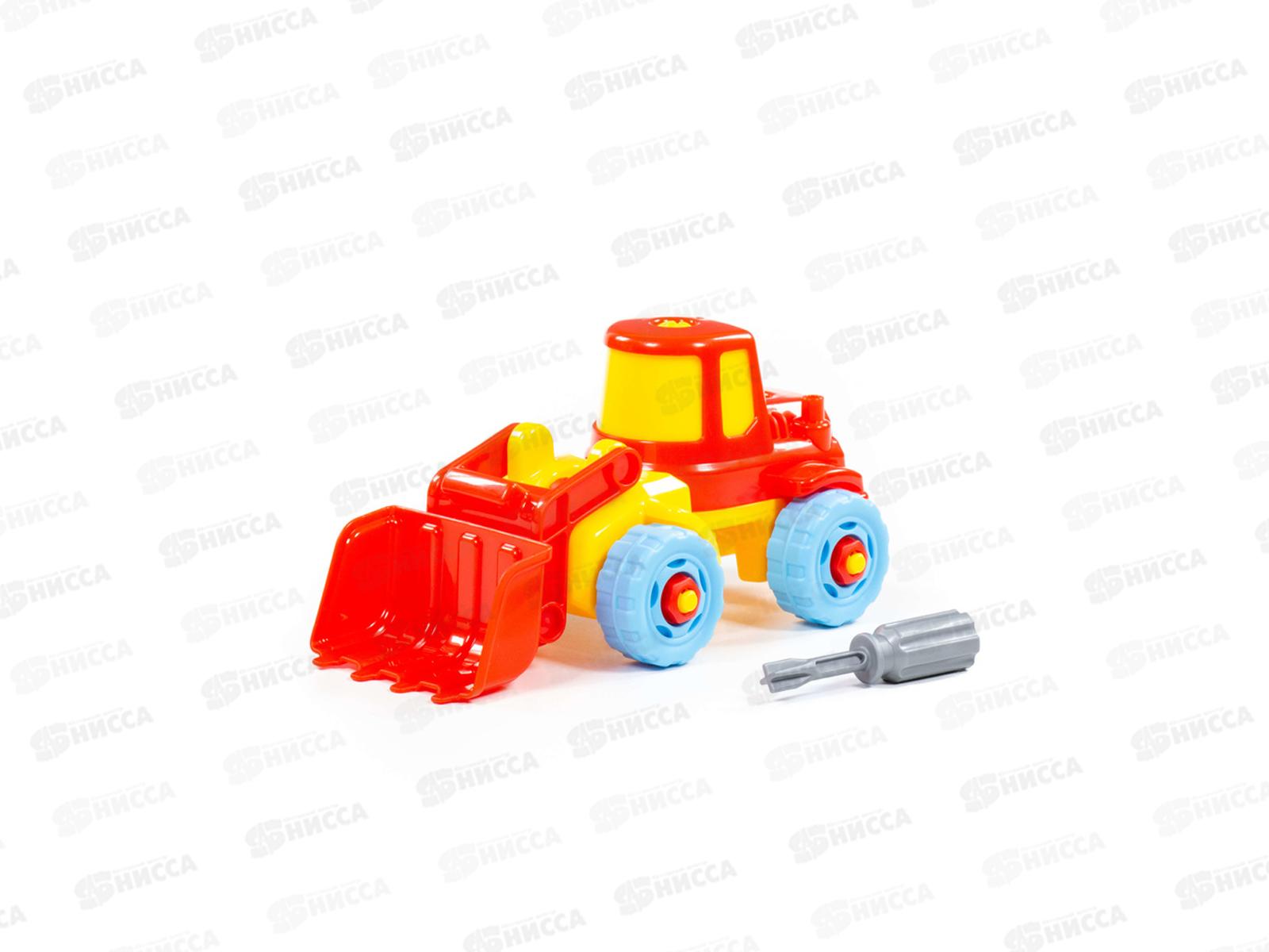 Конструктор-транспорт &quotПогрузчик&quot (20 элементов), 77103 в пакете *12