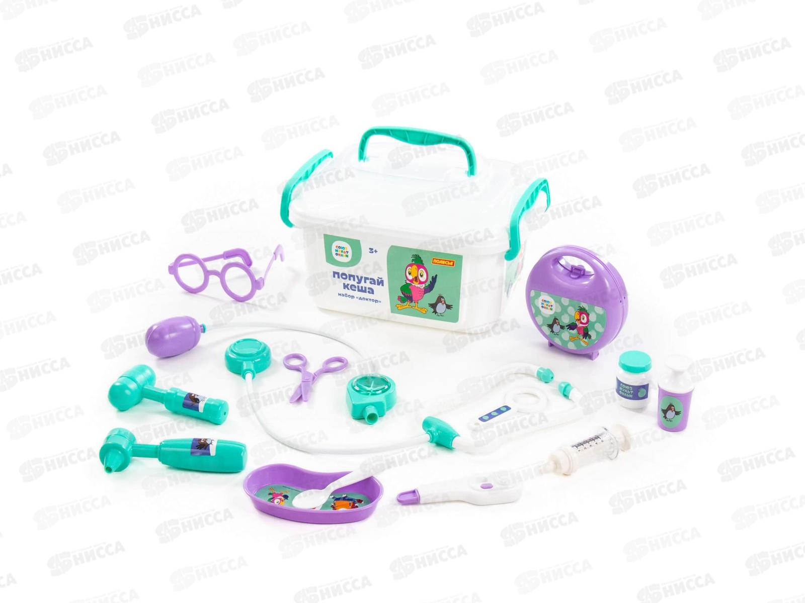 Набор &quotПопугай Кеша&quot доктор, в контейнере 83333 *4