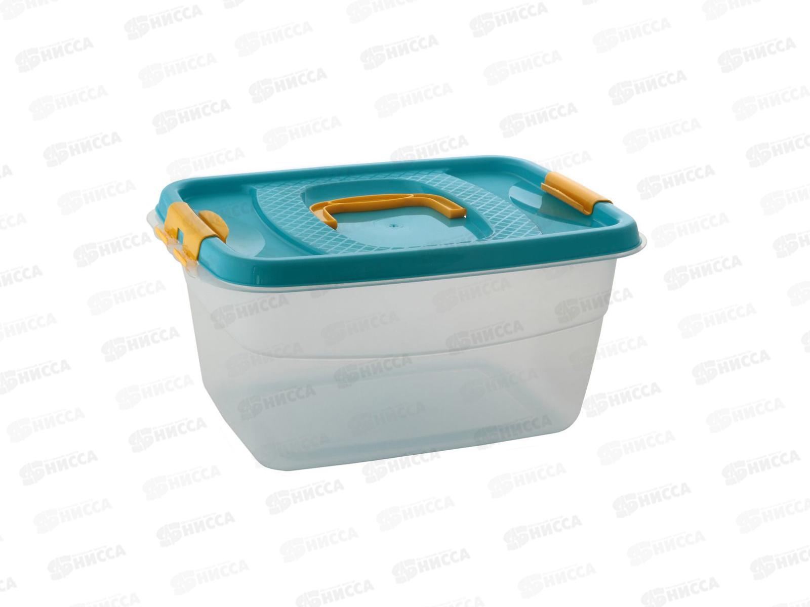 Контейнер для пищевых продуктов 12,5л голубой *10  ИНТ