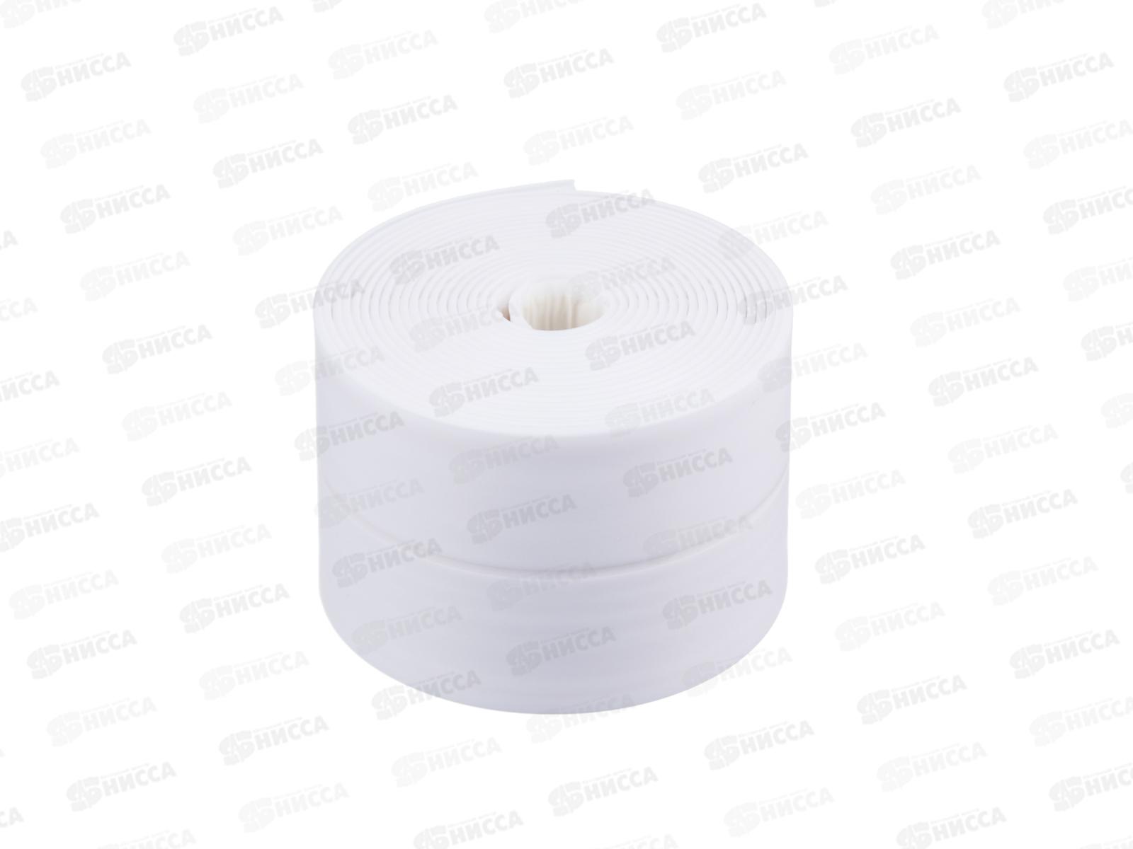 Лента бордюрная ЕРМАК 60мм*3,35м самоклеящаяся белая 472-032 г