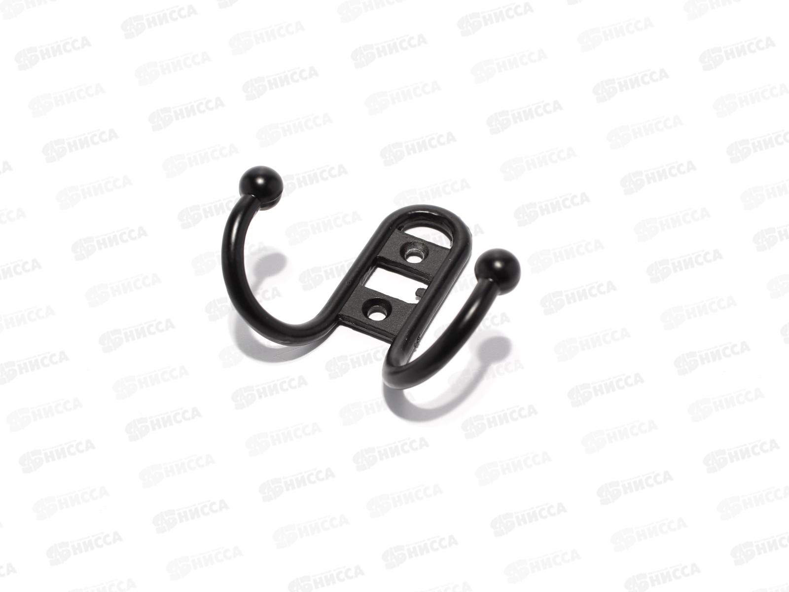 Крючок двойной 220 черный мал (056417)  *80 Ж