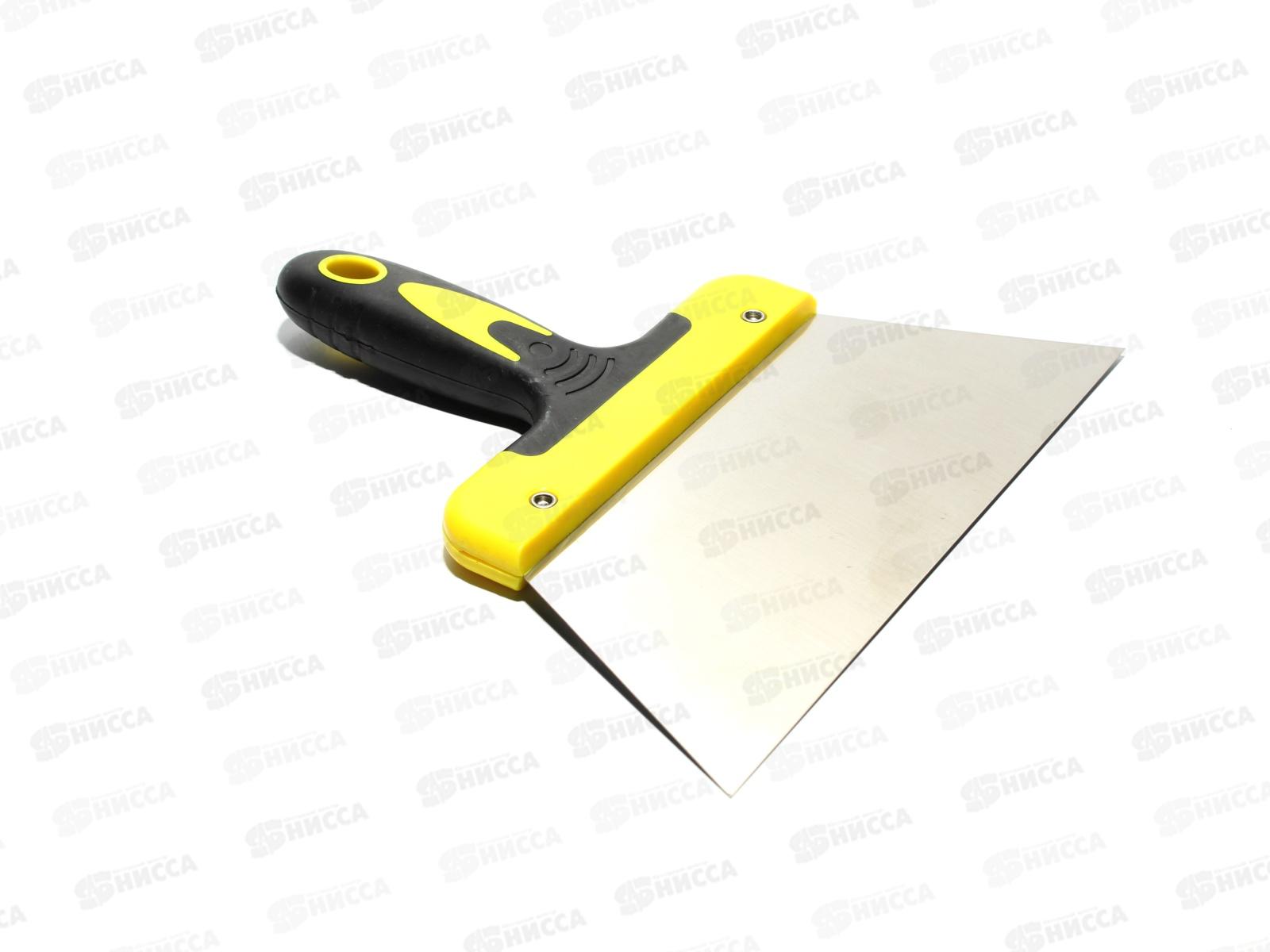 Шпатель с прорезиненной ручкой 9&quot 225мм (029685)  Ж *12