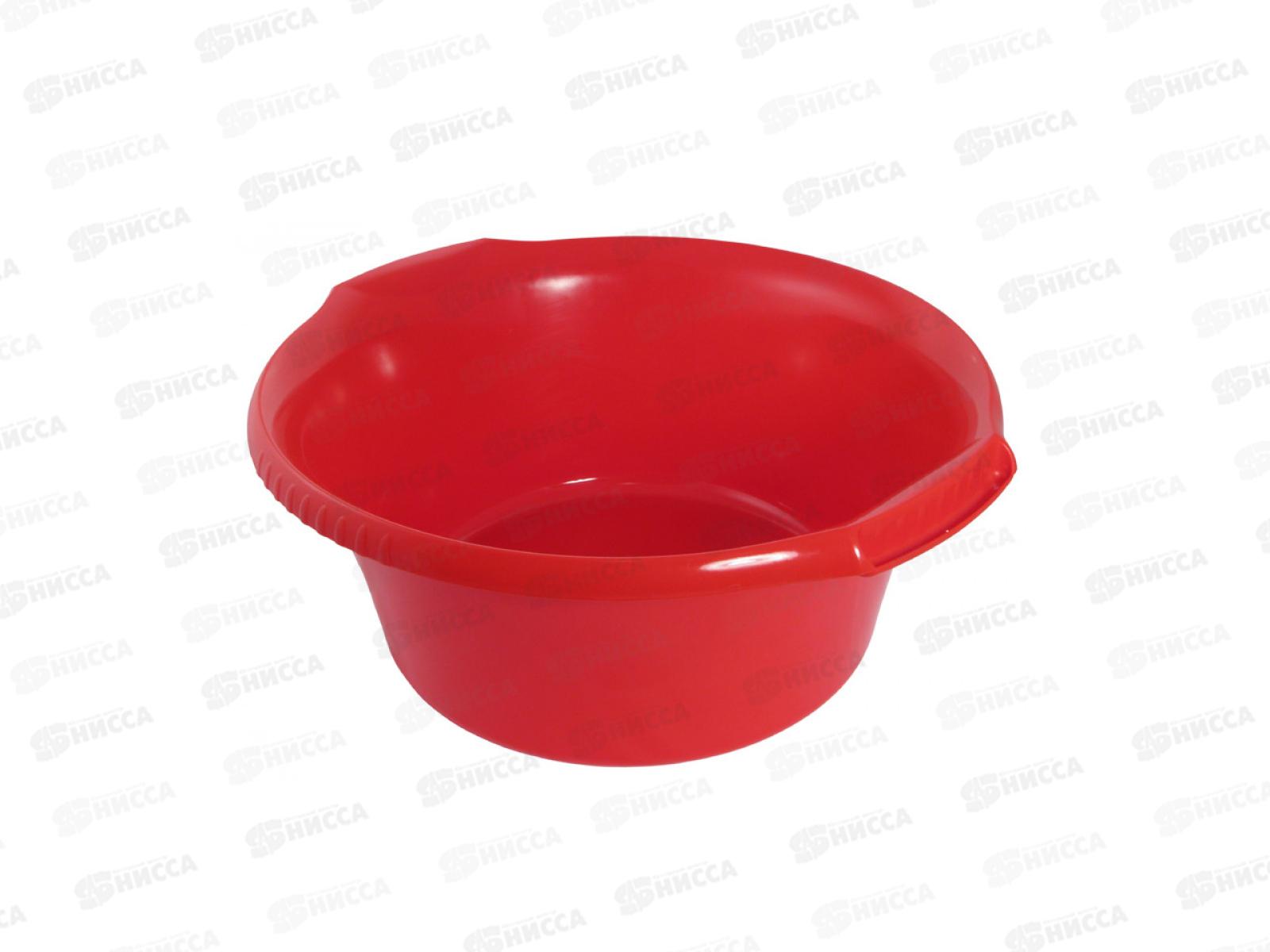 Таз  16л Водолей круглый С613 красный *14
