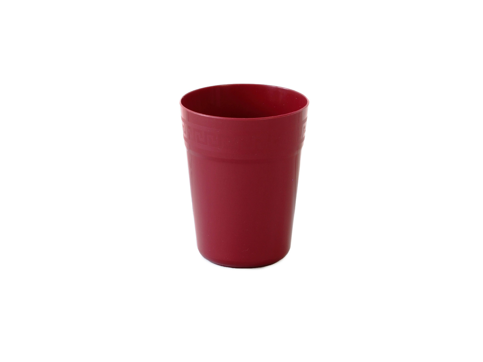 Стакан пластмассовый 260мл рубиновый *50  ИНТ