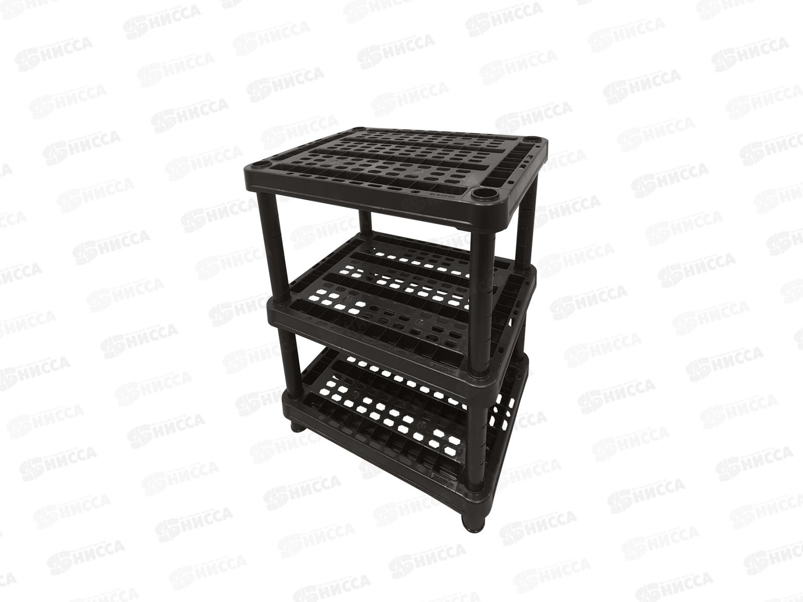 Стеллаж вентилируемый Blocker Expert 60*45  3полки черный ПЦ3800