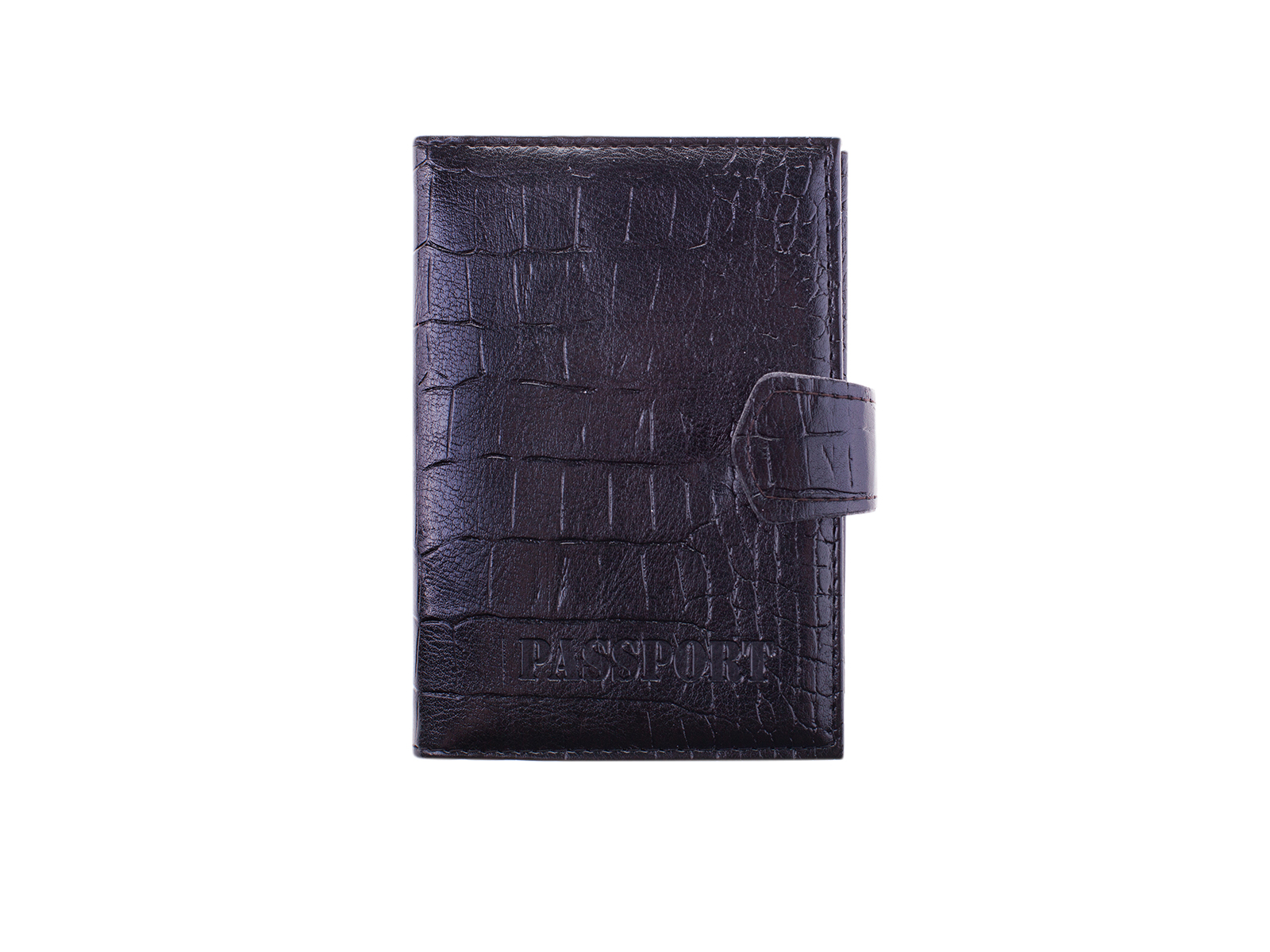 Обложка для паспорта OfficeSpace+изолон искусственная кожа,крокодил 222066 *5