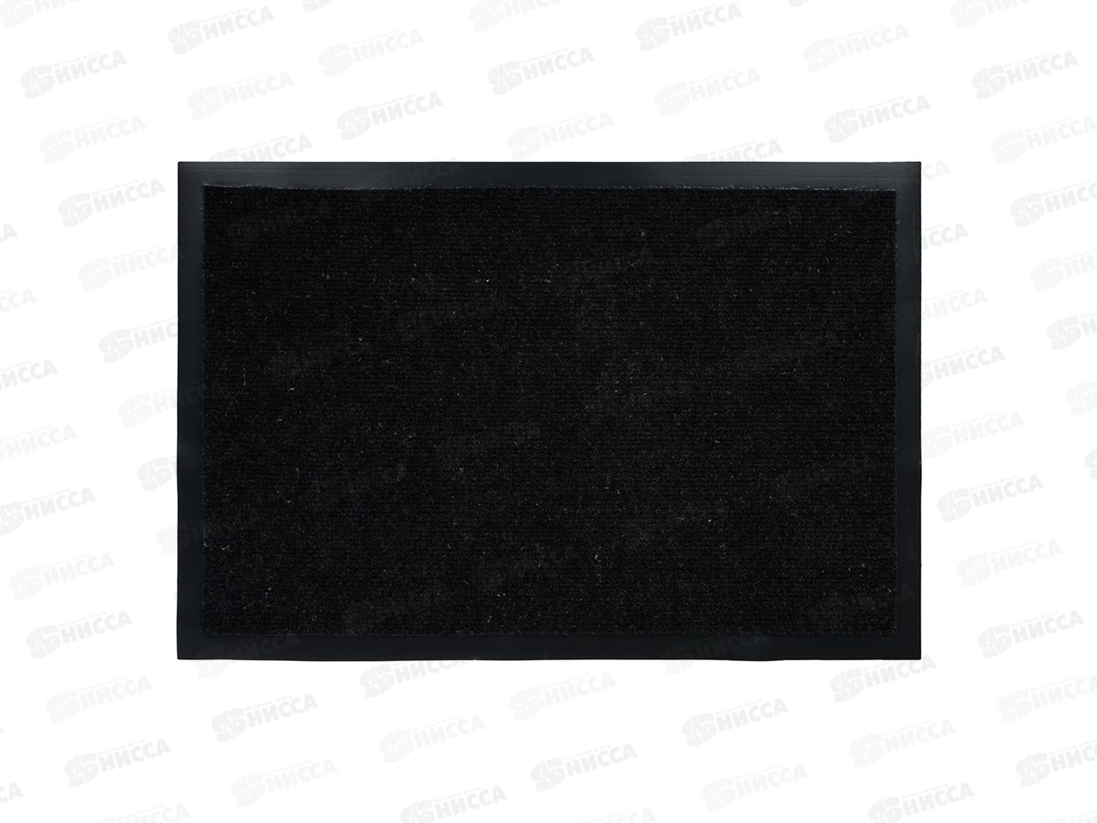 Коврик влаговпитывающий ребристый &quotTrip&quot 40*60см &quotVORTEX&quot черный 24190 *15