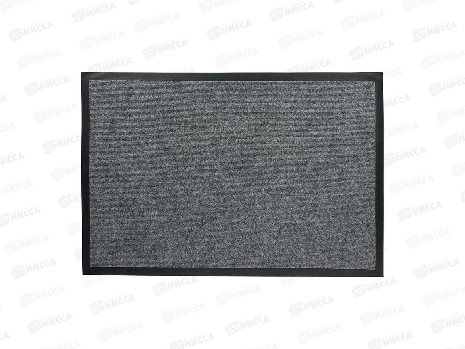 Коврик влаговпитывающий ребристый &quotTrip&quot 60*90см &quotVORTEX&quot серый 24195*10