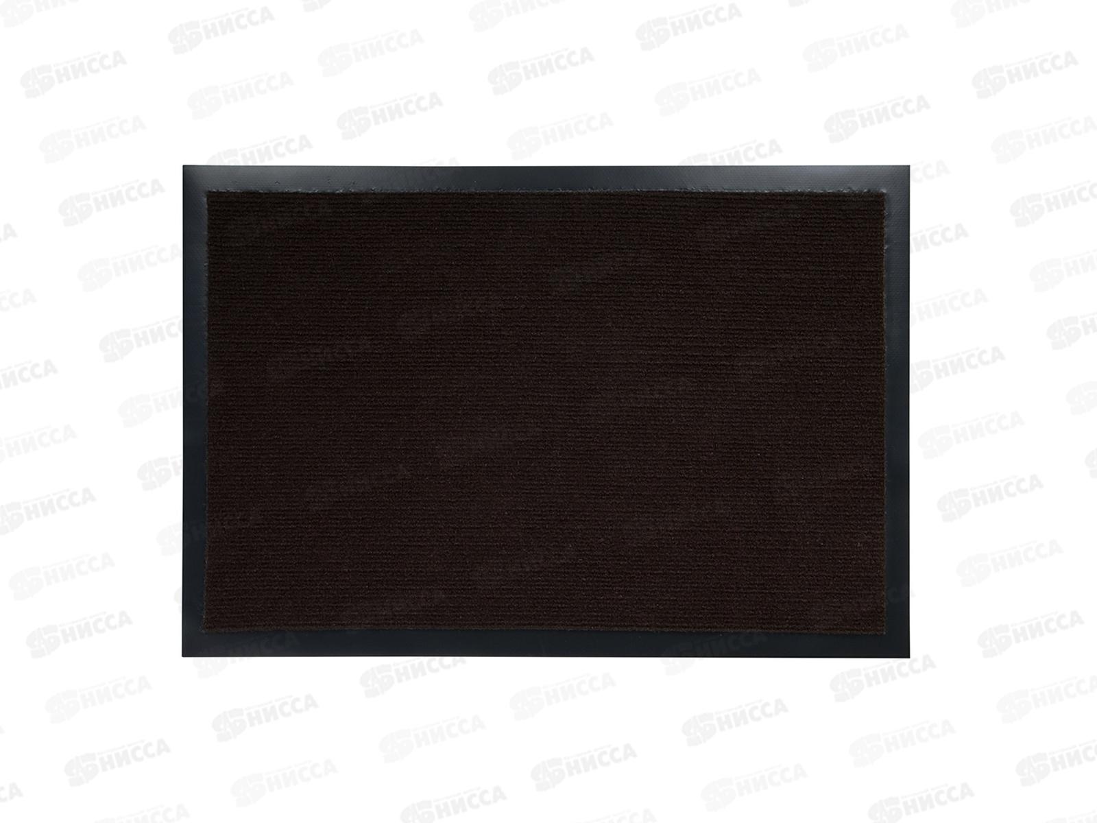 Коврик влаговпитывающий ребристый &quotTrip&quot 60*90см &quotVORTEX&quot коричн 24194*10