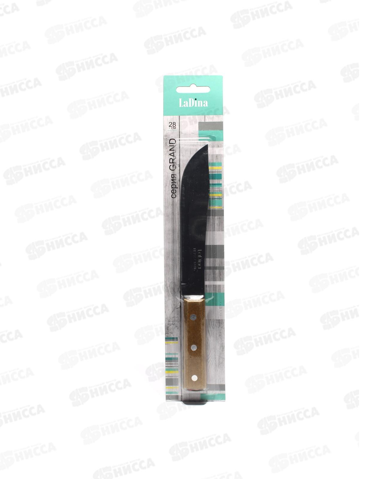 Нож кухонный GRAND деревянная ручка 28см 20047 *12