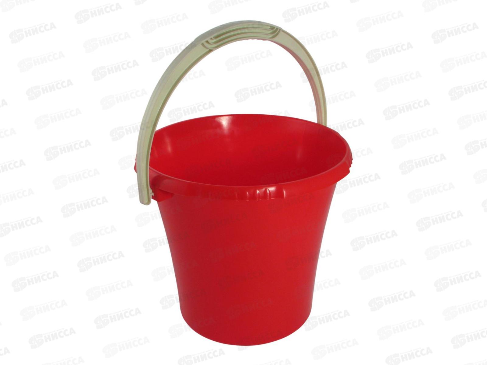 Ведро 10л без крышки Либерти (14) АП С604 красное*14