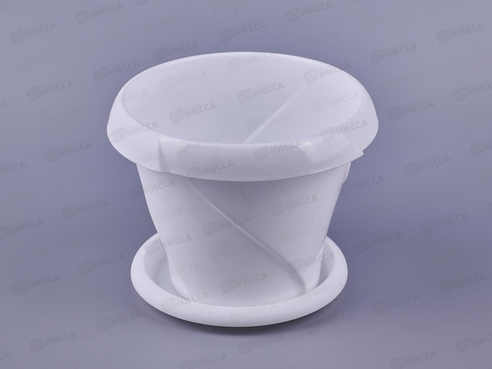 Кашпо "Флориана" 1,4л Д170 С385 белый *28