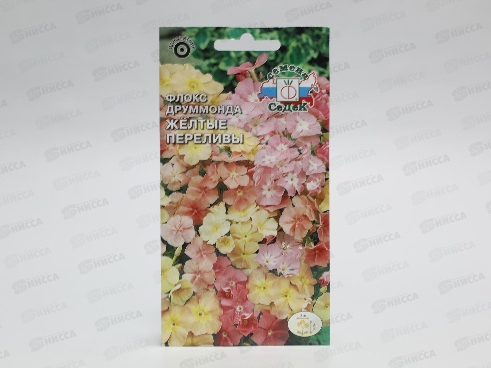Флокс Друммонда Желтые Переливы (Евро,0,2)СеДек *10 +