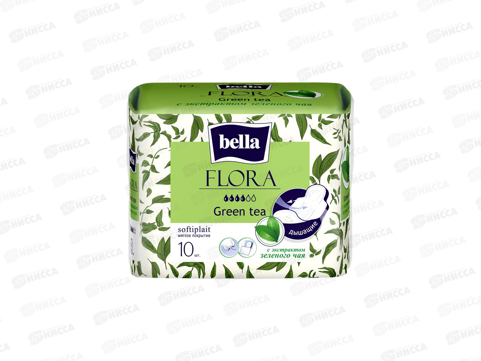 БЕЛЛА FLORA Green tea 10шт 10-098 *36