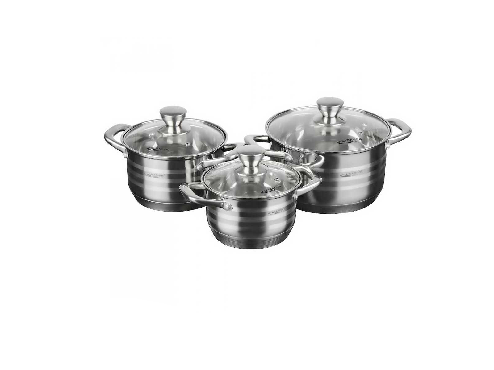 Набор кастрюль 6предметов Элис(1,8+2,5+3,5л)КТ16-B *2