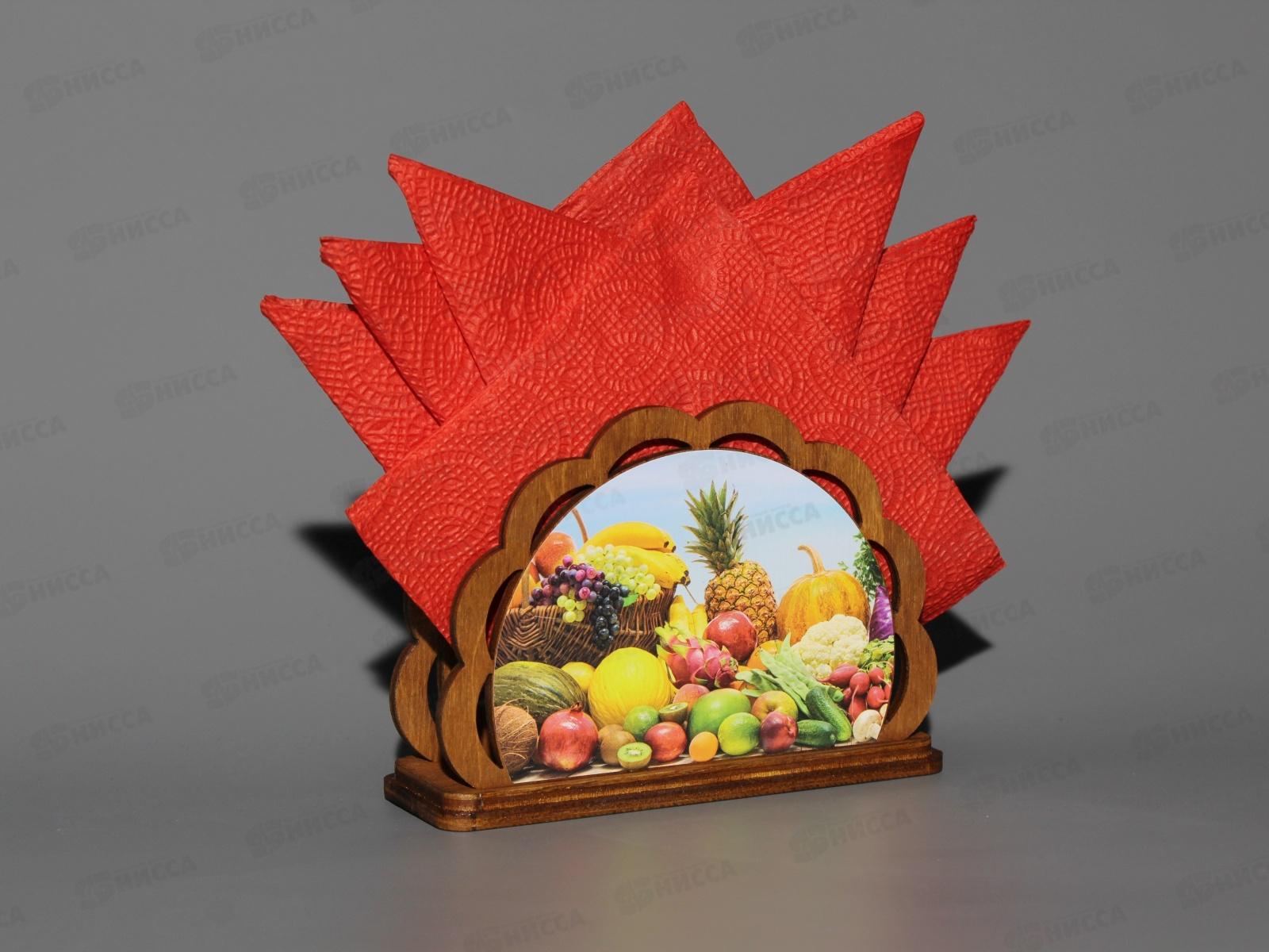 Салфетница "Фрукты 2" дерево Б-20