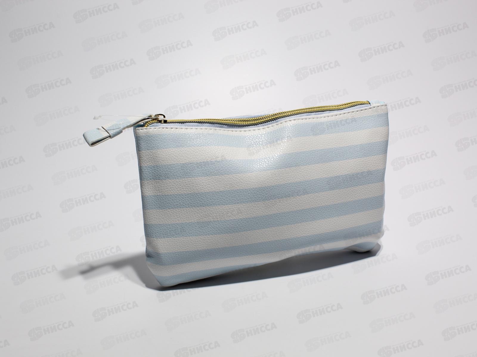 Косметичка Морские узоры 22,5*14,5*2,5см *12  117-050