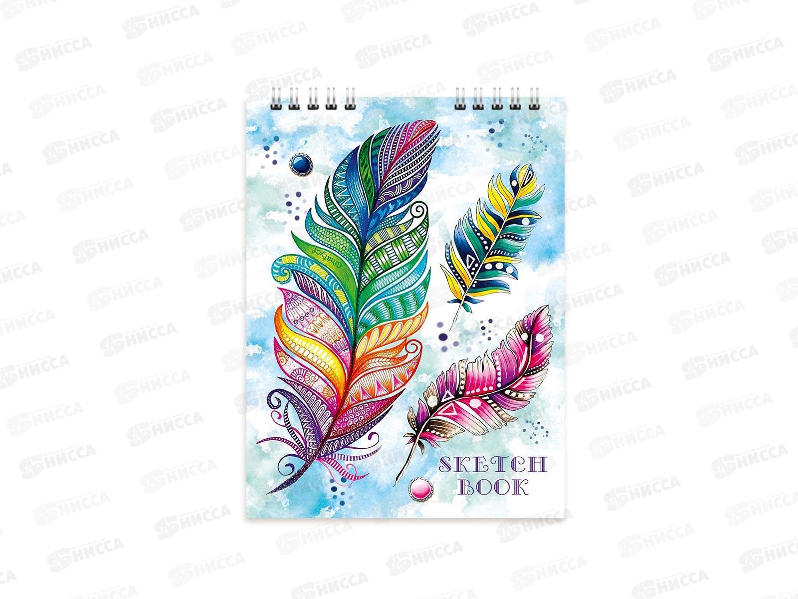 Блокнот (скетчбук) 36л Перо *10