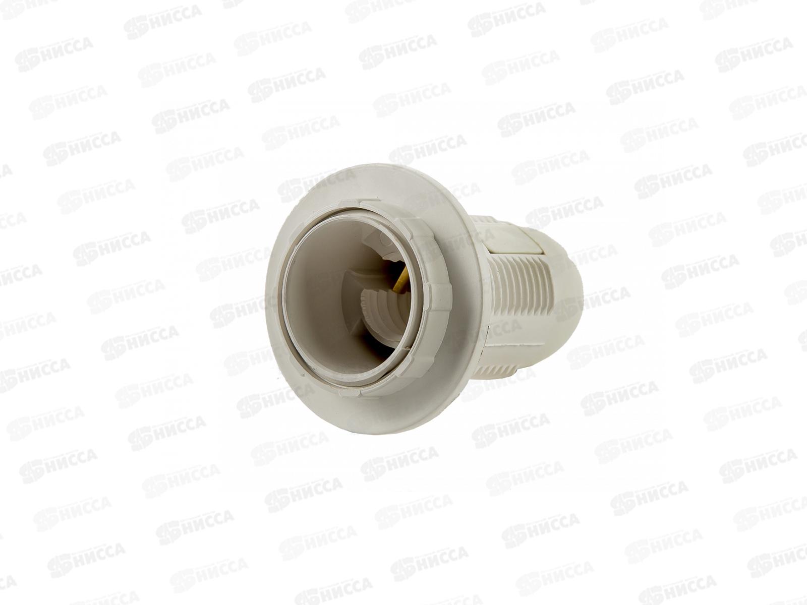 Электропатрон IN HOME E14-ППК пластиковый с прижимным кольцом *50