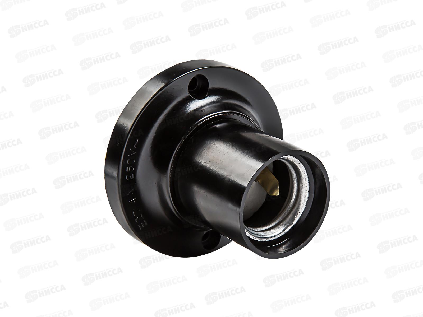 Электропатрон IN HOME E27 Ф П-01 карболитовый потолочный   *10/400