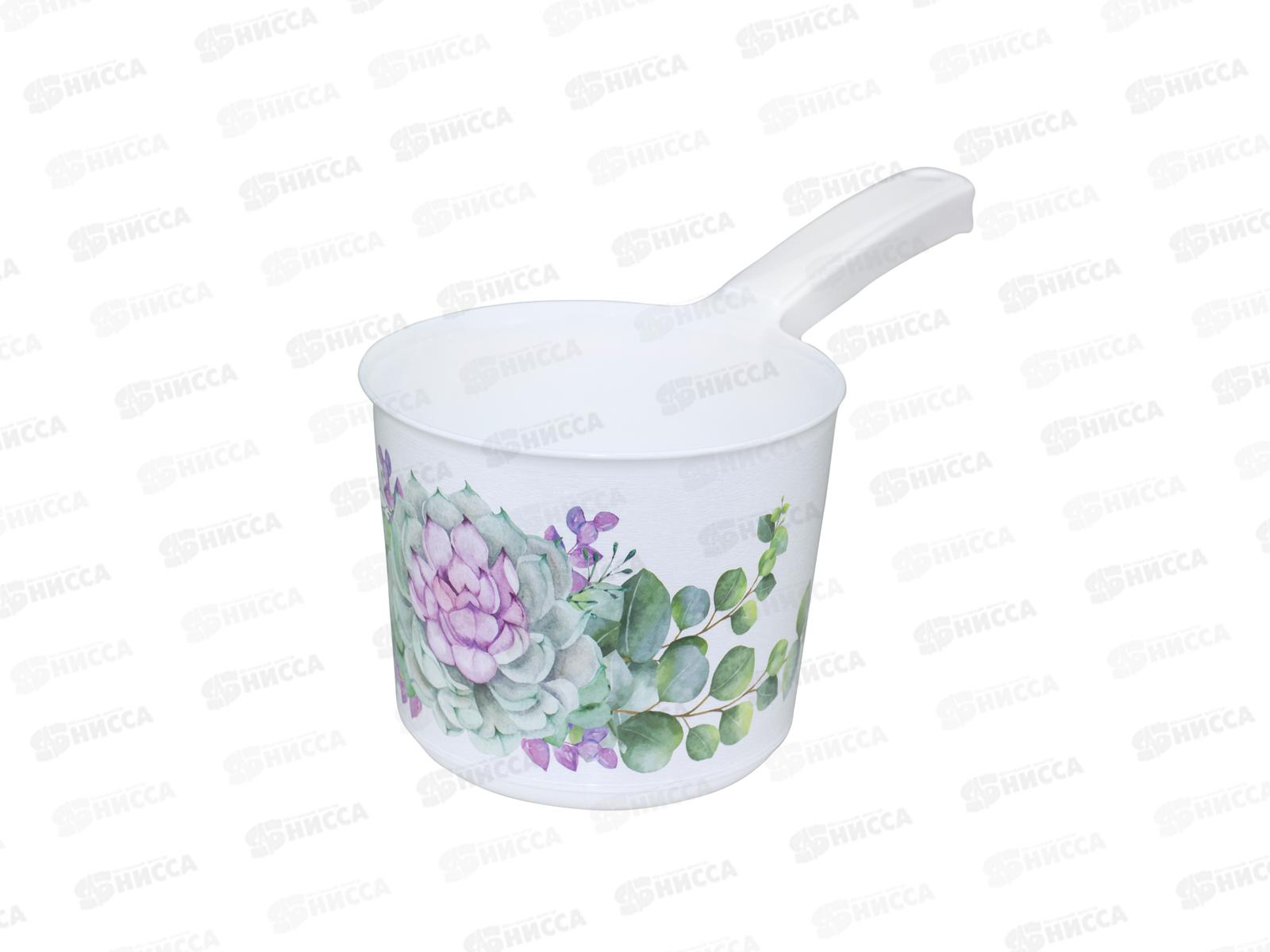 Ковш 1,5л ДЕКО каменная роза М 1218 *16