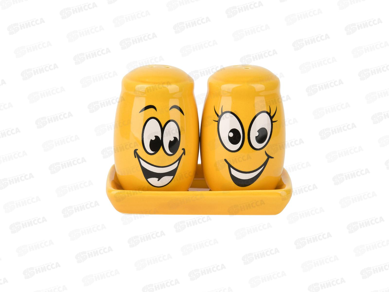 Набор для специй 2предмета Smile, на керам. подставке, п/у L2520868 *72