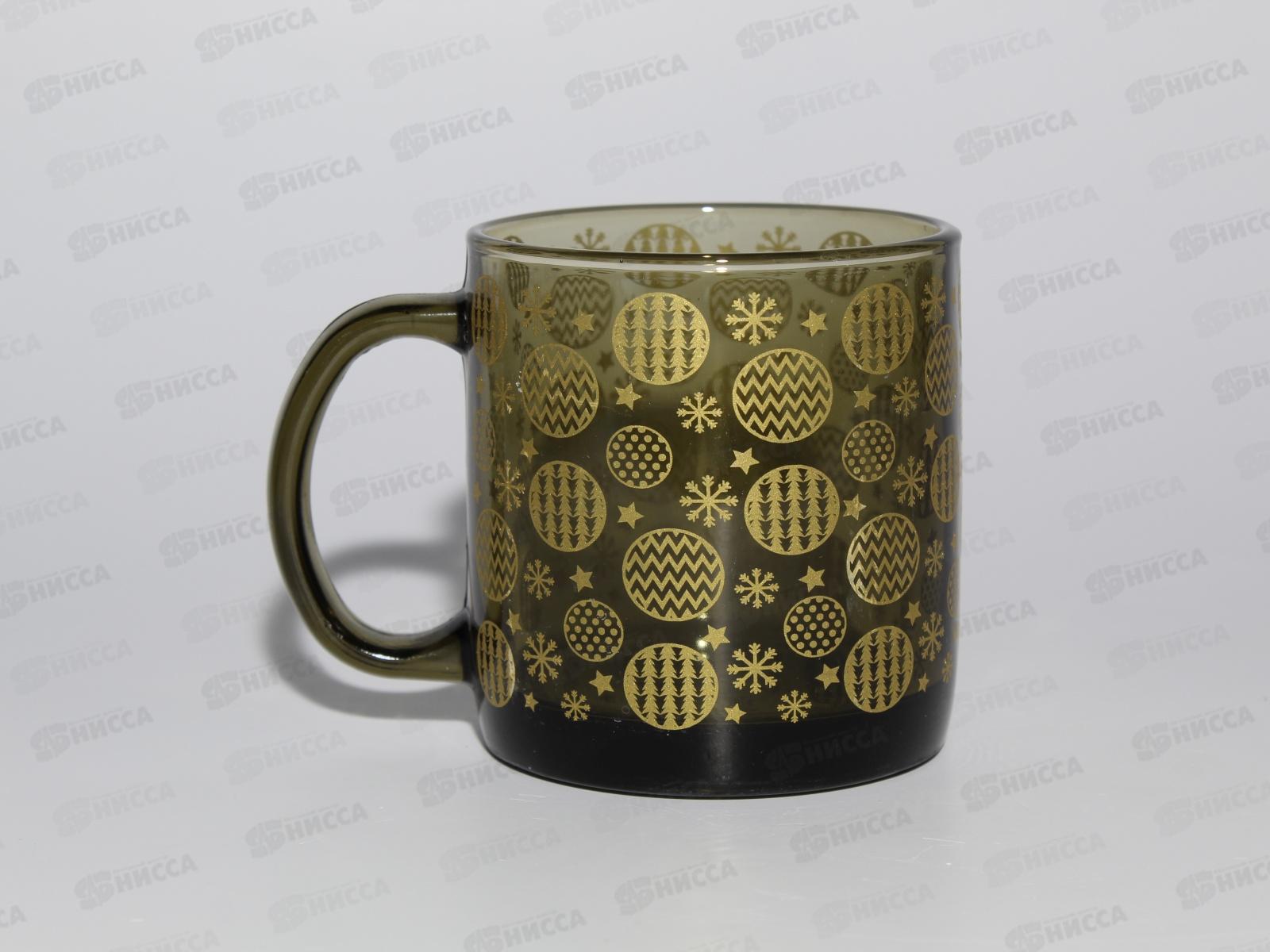 Кружка 420мл "Новогодняя", дымка микс 50062 *12