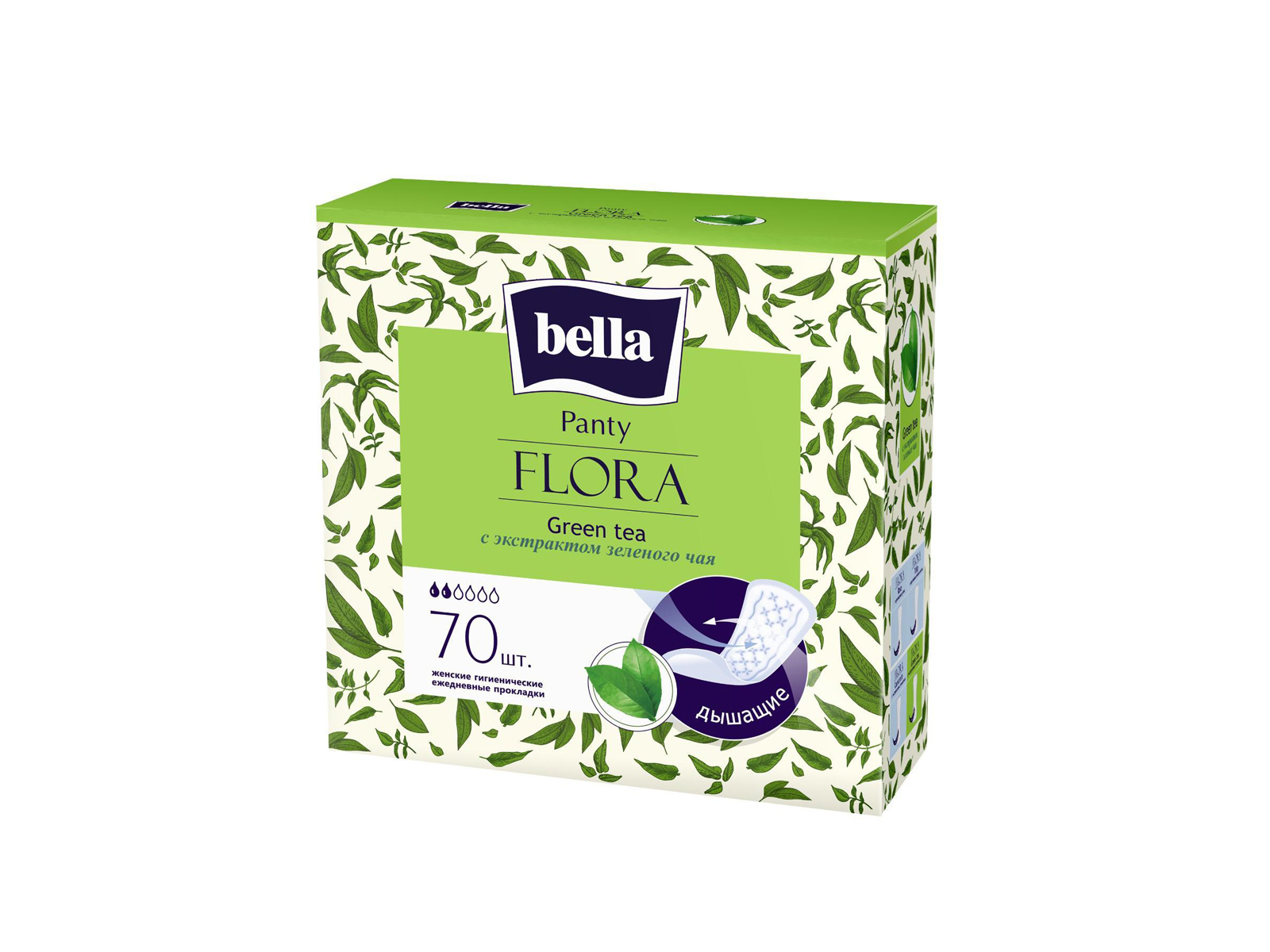 БЕЛЛА FLORA Green tea 70шт 70-007 *12