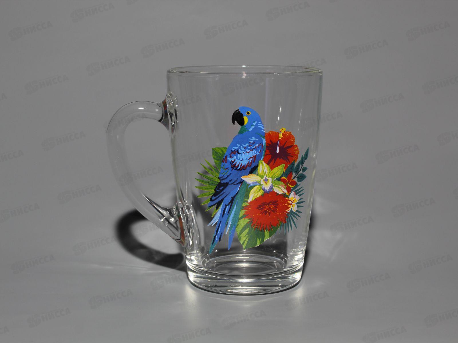 Кружка &quotКапучино&quot (Тропические птицы) 300см3 *20 1334