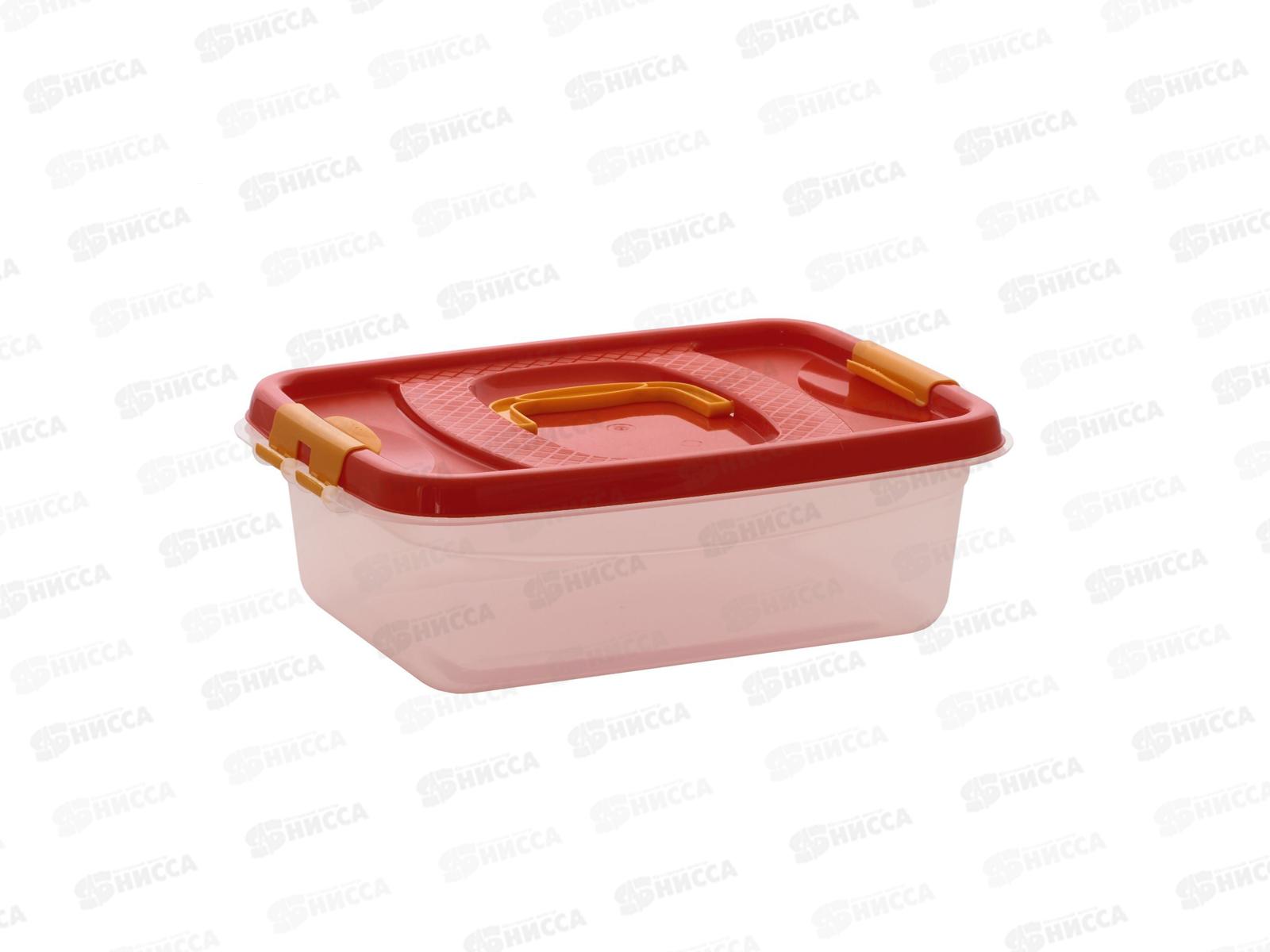 Контейнер для пищевых продуктов 8л оранжевый *13  ИНТ