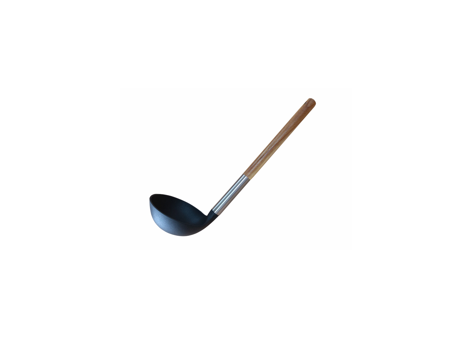 Половник нейлон,ручка дерево стальной больстер LR07-100