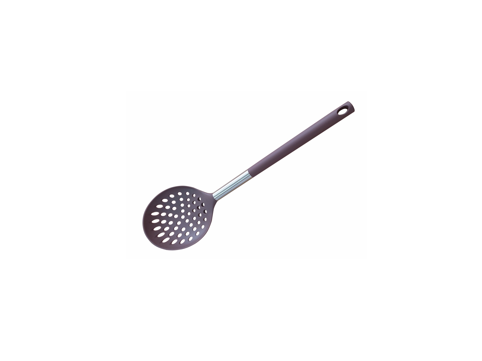 Шумовка нейлоновая, ручка нейлоновая стальной больстер LR07-113