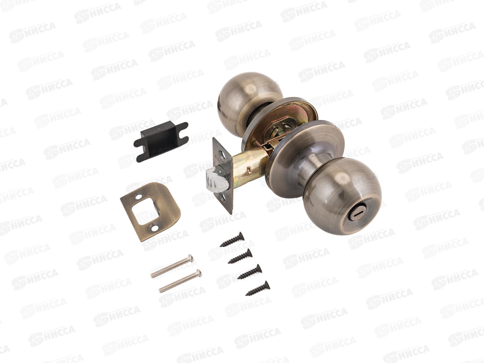 Защелка дверная Стандарт 607 BK AB бронза *30 867