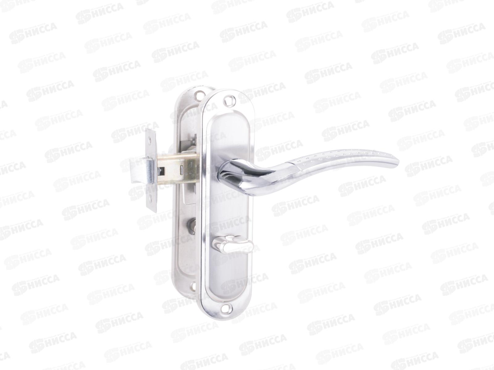 Защелка дверная Стандарт ЗЩД 132/50 L SN левая мат никель с фикс 318