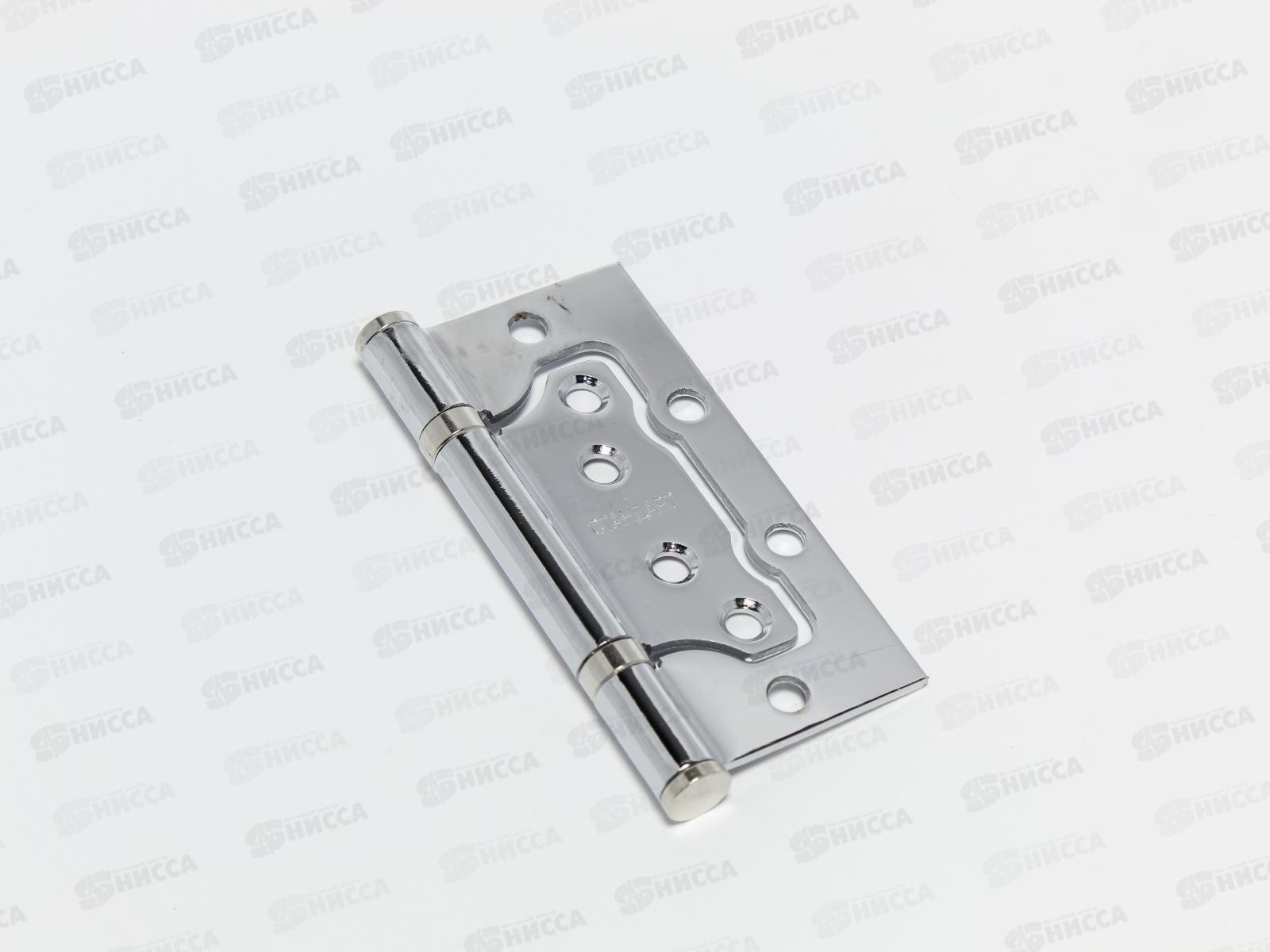 Петля накладная без врезки Стандарт 100*75*2,5мм 2BB CP хром *20 106