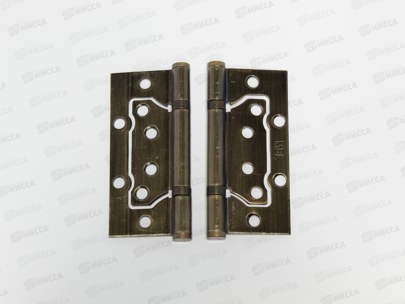 Петля накладная без врезки 4*3*2мм MCL AB коробка 2мм бронза *50 852