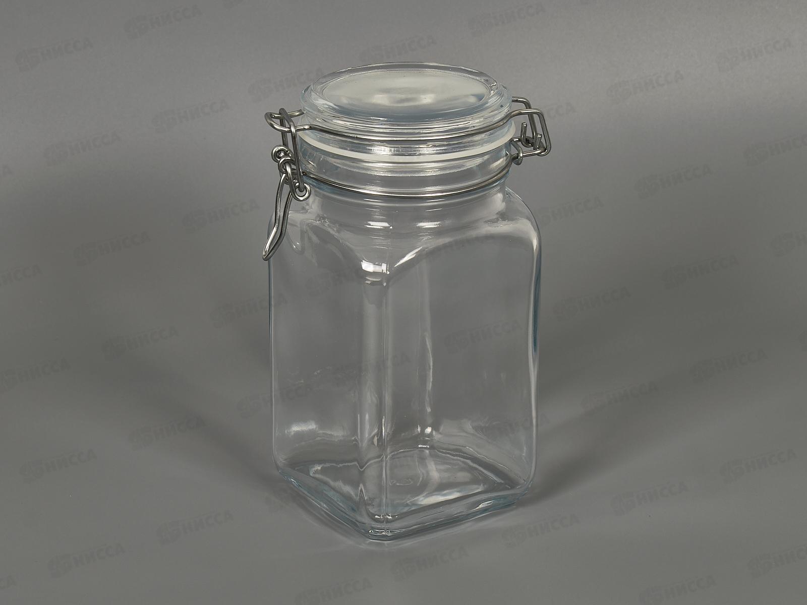 Банка для сыпучих проуктов KREMLIN 1,3л  с крышкой 97628 *6