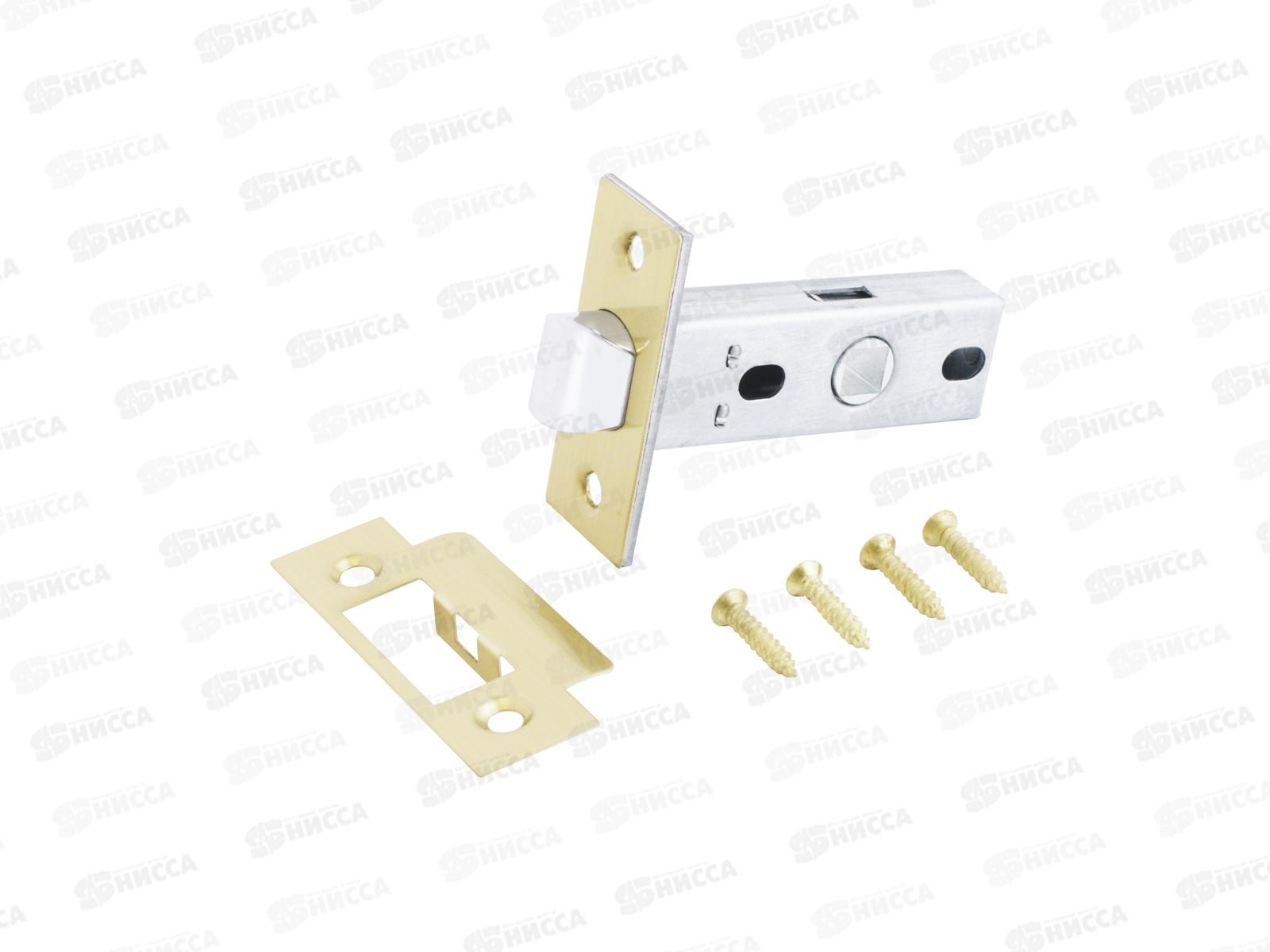 Защелка дверная Аллюр АРТ L45-8 SB матовая золото 25мм без ручки *100 211