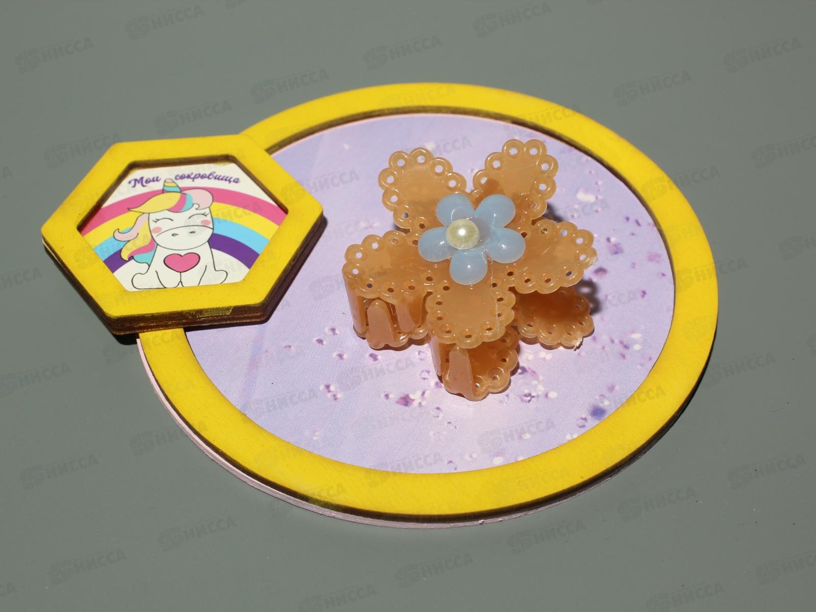 Краб  для волос 6см пластик ZA-715 055910 *12