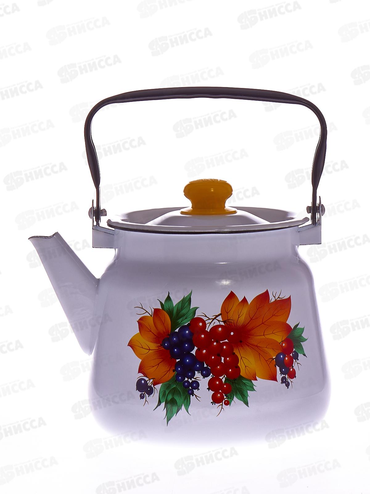 Чайник 3,5л сферический белый с кнопкой С2716.3 *4