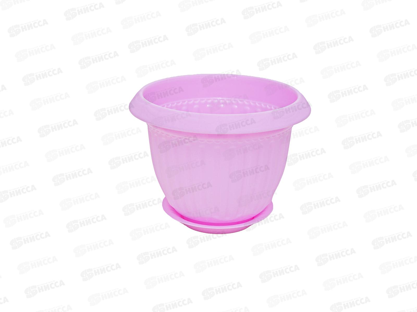 Кашпо Байкал 4л розовый  Ангарск *10