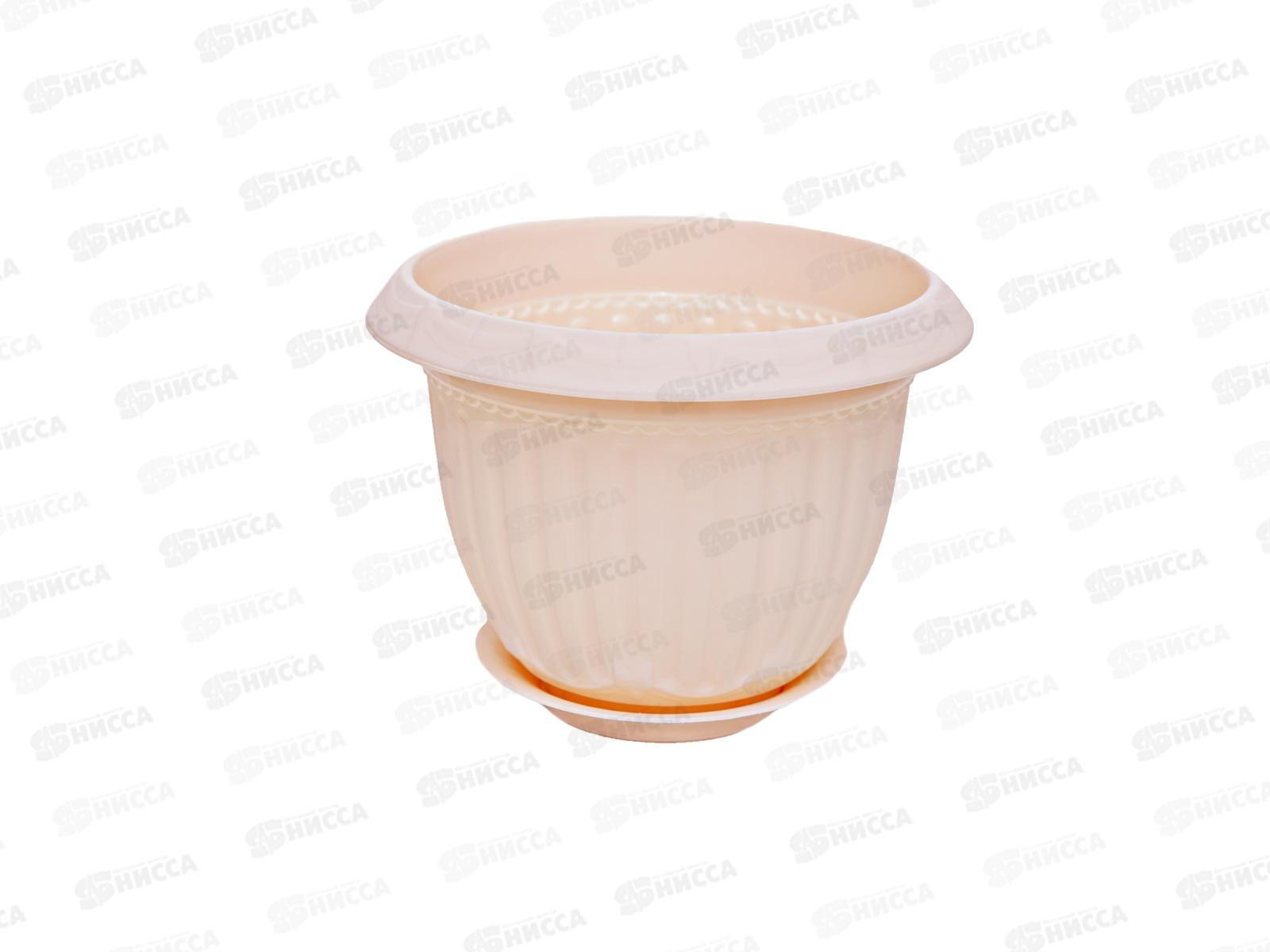 Кашпо Байкал 6л бежевый Ангарск *8