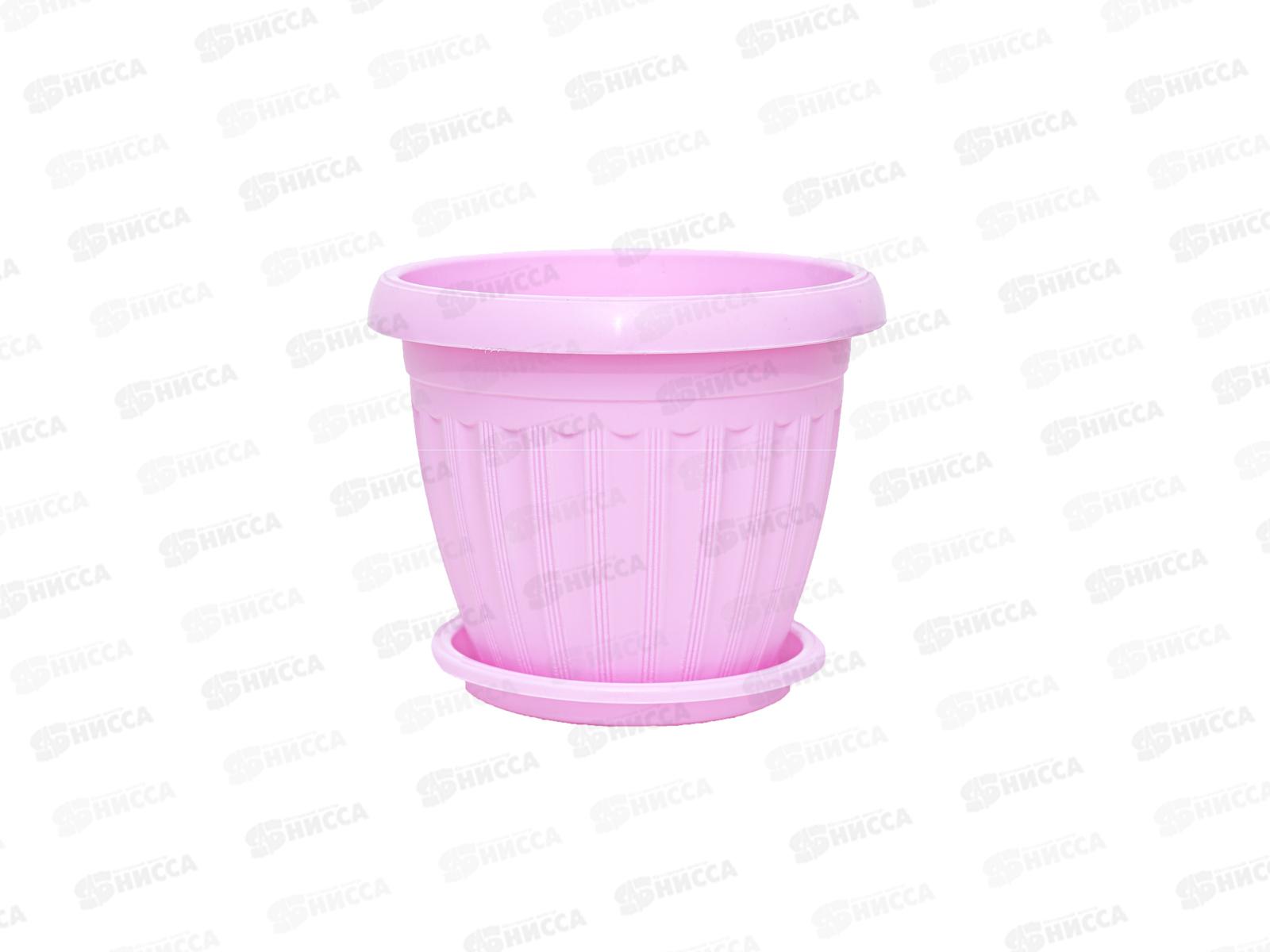 Кашпо Баргузин 2,5л розовый Ангарск *15