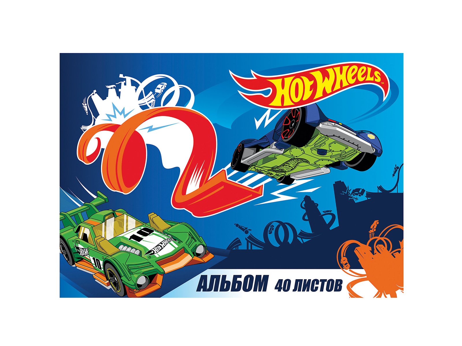 Альбом для рисования 40листов  Centrum HotWheels,мелованный 88707*20/40