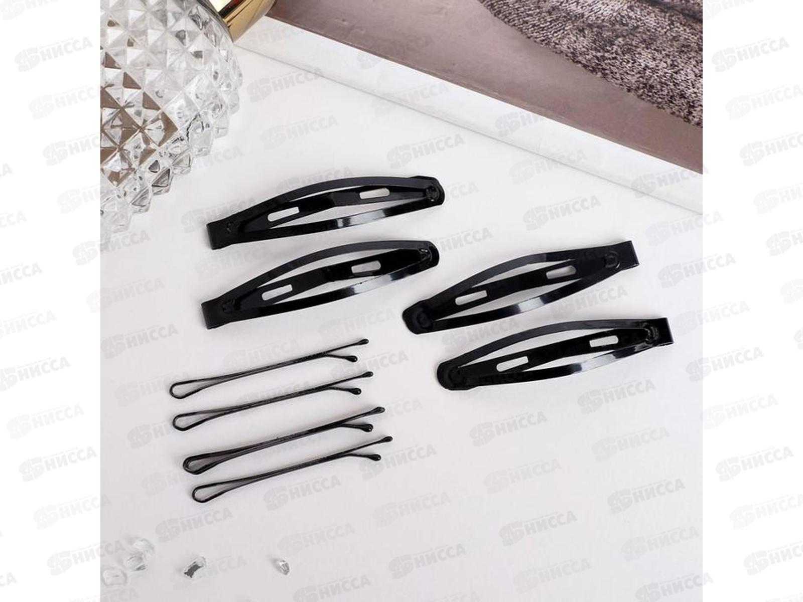 Невидимка для волос &quotКлассик&quot 14ти штучная, 5см черный 3801138 *6