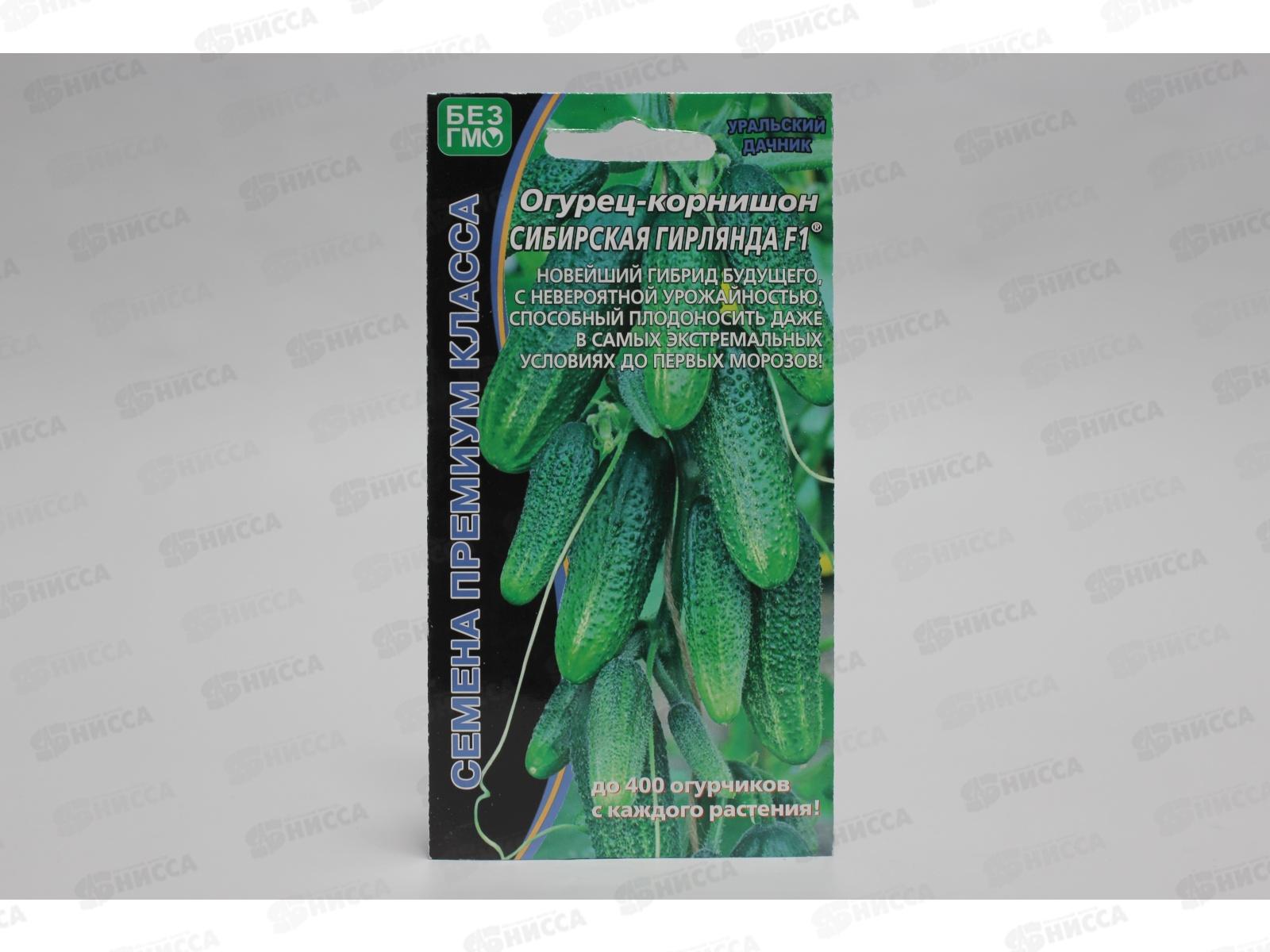 Огурец Сибирская Гирлянда F1 Евро  *5 УрД +