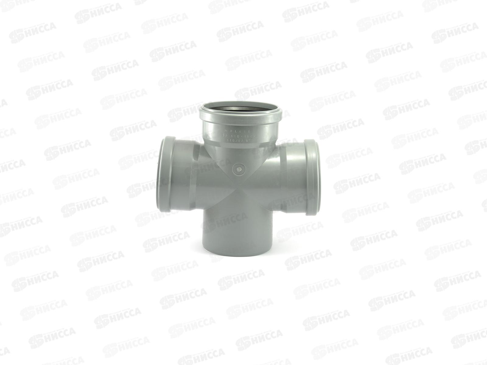 Крестовина канализационная DN110х110х110