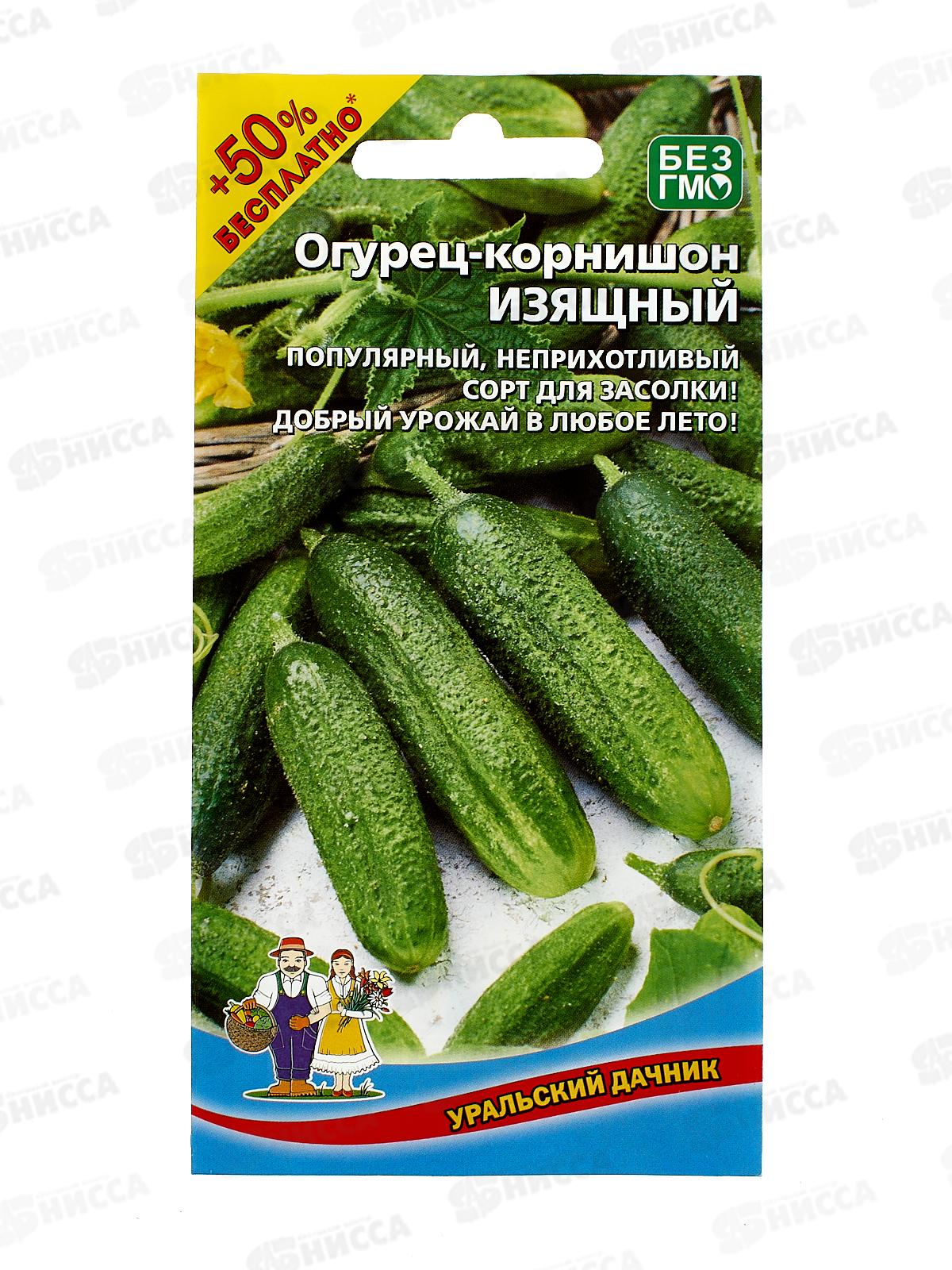 Огурец Изящный F1 корнишон+50% бесплатно Евро *10 УрД +